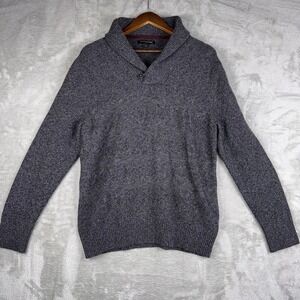 Banana Republic Sweater Mens Large Gray Wool Blend  Pullover‎